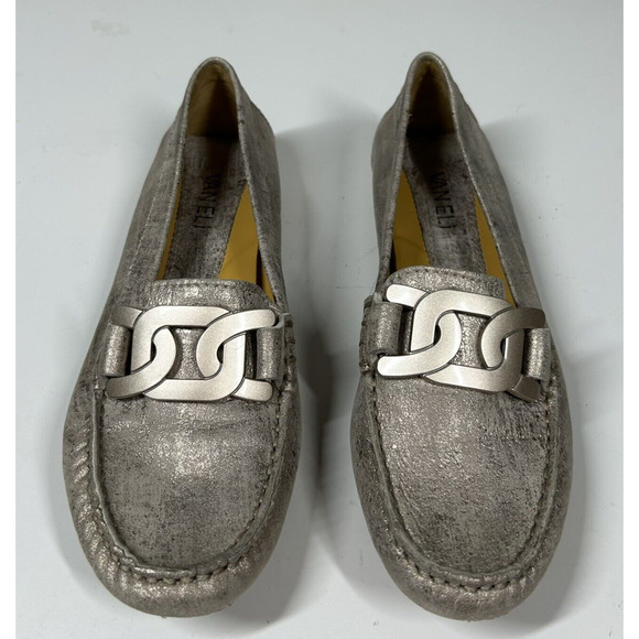 Vaneli Aiker Women 6 Driving Italian style High-end Loafers Academia Preppy - Picture 3 of 8